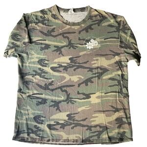 Port & Company Women’s Short Sleeve T-shirt size L,Camo Green,Go Lean Or Go Home